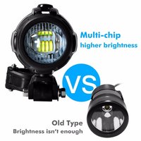 Feux auxiliaires LED Spot conduite antibrouillard pour R1200GS F800GS K1600 universel moto 40W 6000K antibrouillard