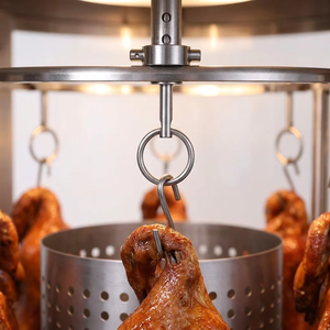 Horno Eléctrico Comercial de Acero Inoxidable de Gran Capacidad, <span class=keywords><strong>Asador</strong></span> Multiusos de Fácil Limpieza, Ideal para Pollo - Product Image 4