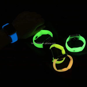 Bracelet de montre en Silicone, lumineux, phosphorescent dans la nuit, pour <span class=keywords><strong>Apple</strong></span> <span class=keywords><strong>Watch</strong></span>, 45mm, 44mm - Product Image 1