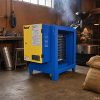 Éliminez l'odeur de fumée de la torréfaction du café avec l'unité d'écologisation par filtre électrostatique ESP 5000 CFM, purificateur d'air électrostatique