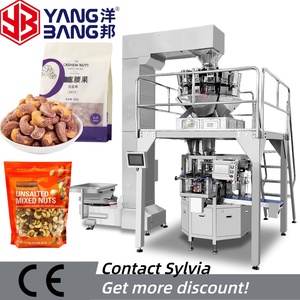 Máquina Empacadora Automática de Pesaje Combinado de Alta Calidad YB-GD210K-08 para Envasado de Nueces y Gránulos en Bolsas Preformadas - Product Image 4