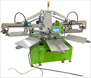 Automatic 4-Color Octopus Screen <b>Printing</b> <b>Machine</b> for T-Shirts New Condition With Drying Feature Motor and PLC Core Components - Product Image 2