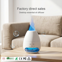 Diffuseur d'arômes en gros avec lampe en sel de l'Himalaya, 2 couleurs de lumière, diffuseur d'air ultrasonique USB, logo personnalisé, directement de l'usine OEM