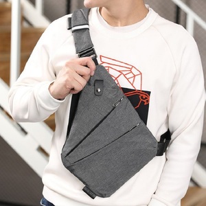 Sac de poitrine antivol pour homme, sacoche d'épaule de voyage et d'affaires, étui de rangement numérique sécurisé - Product Image 1