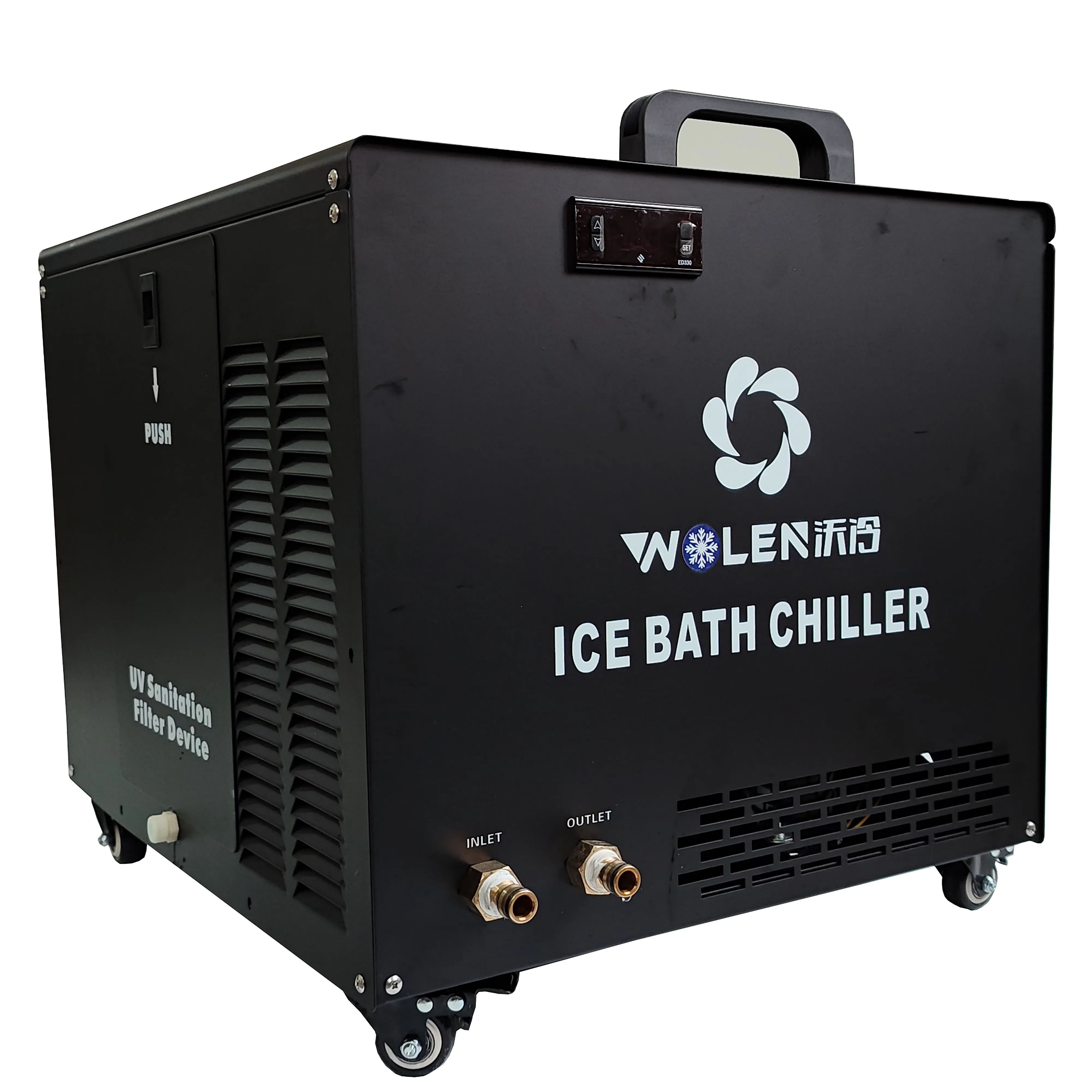 Buz banyosu hava üreticisi soğutma su soğutucu küçük su soğutucu su tankı chiller