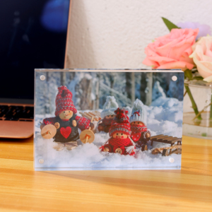 Hot bán tùy chỉnh hai mặt trong suốt rõ ràng <span class=keywords><strong>Acrylic</strong></span> Magnetic khung ảnh khung hình với biểu tượng tùy chỉnh - Product Image 4