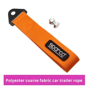Corda per Rimorchio Auto con <span class=keywords><strong>Gancio</strong></span> <span class=keywords><strong>di</strong></span> Sicurezza Modificato, Corda <span class=keywords><strong>di</strong></span> <span class=keywords><strong>Traino</strong></span> per Paraurti Anteriore, Nastro Decorativo per Auto con Logo <span class=keywords><strong>Sparco</strong></span> OLIVER - Product Image 5