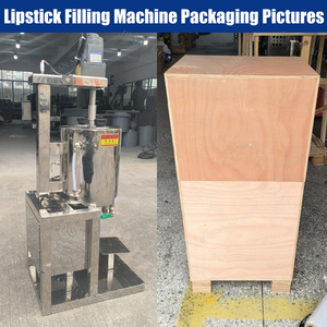 Automatic Cosmetic Bottle Filling Machine Cosmetic Lipstick Lip Balm Filling Machine Lipstick Making Machine with Mixing <strong>Hopper</strong> - Product Image 5