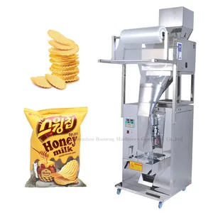 Automatic Snack Food chips Chocolate bar packaging machine