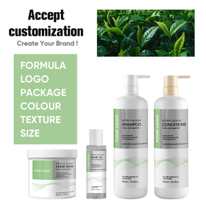 Juego de cuidado del cabello orgánico de etiqueta privada Control de aceite Crema reparadora anticaspa Aceite de esencia de árbol de té Champú Acondicionador <span class=keywords><strong>Mascarilla</strong></span> <span class=keywords><strong>para</strong></span> <span class=keywords><strong>el</strong></span> cabello - Product Image 6