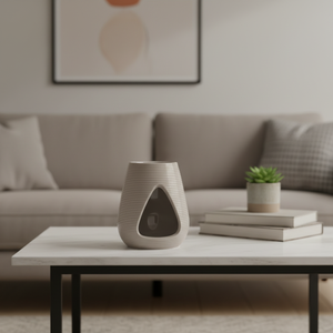 Diffuseur d'ambiance décoratif en céramique blanche pour bougies et encens, <span class=keywords><strong>sans</strong></span> chauffage électrique, pour l'intérieur - Product Image 1