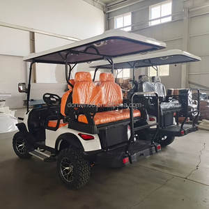 Voiturette de <span class=keywords><strong>golf</strong></span> pratique et de haute qualité, voiturette de <span class=keywords><strong>golf</strong></span> électrique 6 places, adaptée aux terrains de <span class=keywords><strong>golf</strong></span>. - Product Image 2