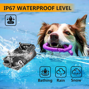 Polyester Dogs Training 3 Mode Hunde training Howling Stop Dog Elektrische Trainings halsbänder Schock halsband für kleine - Product Image 6