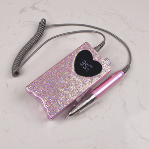 Perceuse à ongles Portable Rechargeable à écran LED en cristal, moteur sans noyau, perceuse à ongles de couleur haute puissance à la mode pour utilisation en Salon - Product Image 2
