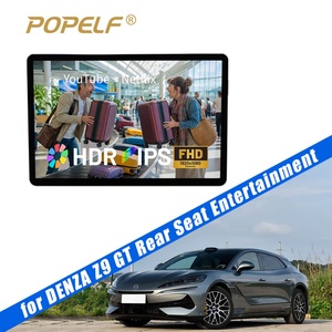 Écran tactile IPS Full HD 1080P de 13,3 pouces, entrée HDMI Octa-Core, WiFi, Bluetooth, FM, lecteur vidéo de divertissement pour sièges arrière pour Denza BYD - Product Image 1