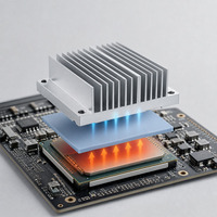 Pads isolants à haute conductivité thermique : Pads en silicone conducteurs thermiques, dissipateurs de chaleur, ignifuges pour CPU/GPU/LED