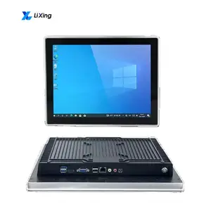15.6 19 21.5 pouces Windows7/8/10 Linux J1900 CPU i7 i5 i3 PCAP tout en un écran tactile moniteur Lcd panneau industriel PC