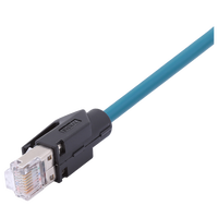 Câble Ethernet M12 Lan Réseau D Code 4 broches M12 D-code vers Rj 45 Connecteur M12 vers Rj45 D Codage 4 broches M12 Rj45