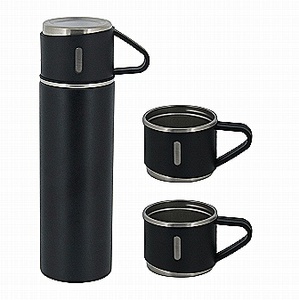 High Quality 500ml Stainless Steel Vacuum <strong>Flask</strong> 304 Gift Set Water Bottle With 3 Lids - Product Image 6