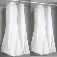 Sacs à poussière pliables portables à Logo personnalisé pour robes de mariée, vêtements de rangement de vêtements