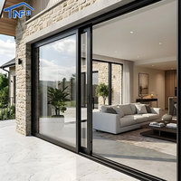 Puertas Corredizas de Vidrio Modernas Personalizadas, Impermeables e Insonorizadas para Viviendas