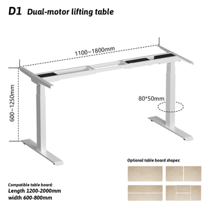 Escritorio Elevable Eléctrico Ajustable en Altura <span class=keywords><strong>D1</strong></span> Wholesale - Product Image 1