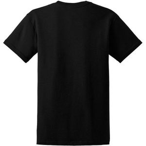 T-shirt en coton tricoté 100 % pour homme, coupe classique, style décontracté, imprimé sérigraphié, brodé, design uni - Product Image 3