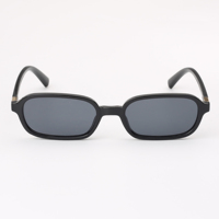 Lunettes de soleil étroites tendance OEM, protection UV400, monture PC à bord complet, verres AC, couleurs Pantone disponibles, utilisation extérieure, unisexe adulte