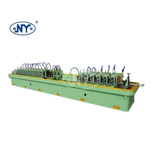 Nanyang standard test certificate carbon ERW steel tube mill pipe making machine equipement