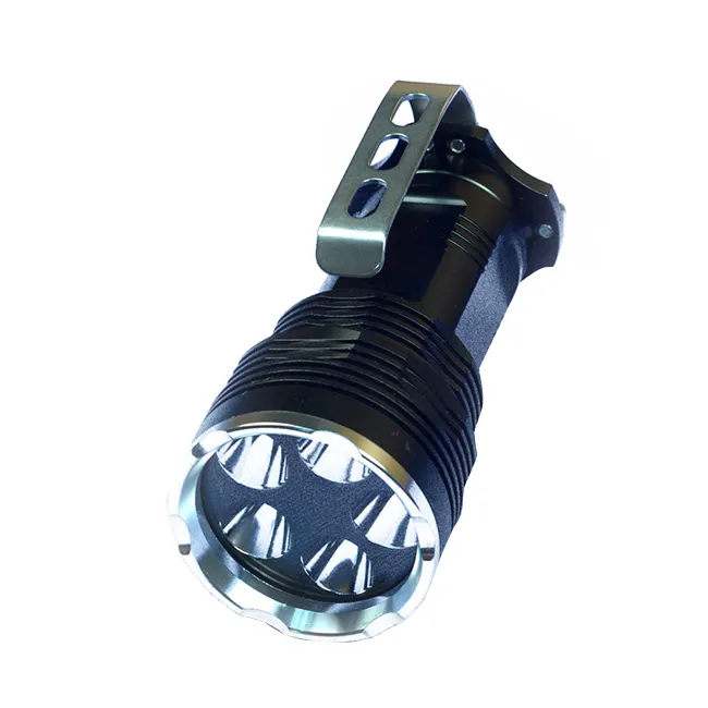 Nhôm 4000 lumens đèn pin có thể sạc lại dẫn, dẫn đèn pin đèn pin, ngọn đuốc dẫn mạnh mẽ ánh sáng