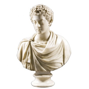 Busto Romano de Mármol Personalizado de Fábrica con 30 Años de Experiencia, Escultura de Busto de Piedra - Product Image 1