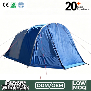 Tente de <span class=keywords><strong>camping</strong></span> gonflable de 12 m² en gros, avec intérieur respirant en <span class=keywords><strong>polyester</strong></span>, résistante au vent de niveau 8, pour la famille en extérieur - Product Image 1