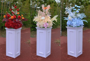 Nouveaux accessoires de mariage fendu PVC <span class=keywords><strong>colonne</strong></span> carrée route plomb <span class=keywords><strong>colonne</strong></span> romaine européenne toile de fond support pour fête d'anniversaire - Product Image 6