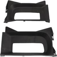 Front Tow Hook Bezels for 2009-2018 Dodge Ram 1500 Front Tow Hook Bezels