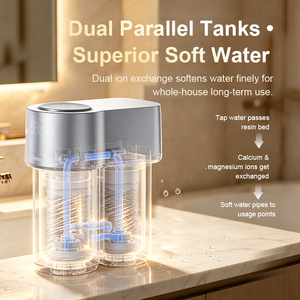 Adoucisseur d'eau intelligent Nobana 2000L/H avec affichage numérique et conception Eco Wave, entièrement automatique et intelligent, pour toute la maison, avec sel - Product Image 3