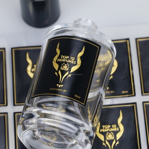 Customized Rose Gold Foil Label Suppliers Gilding <b>Sticker</b> Gold Foil <b>Bottle</b> Printed <b>Stickers</b> Suppliers - Product Image 6