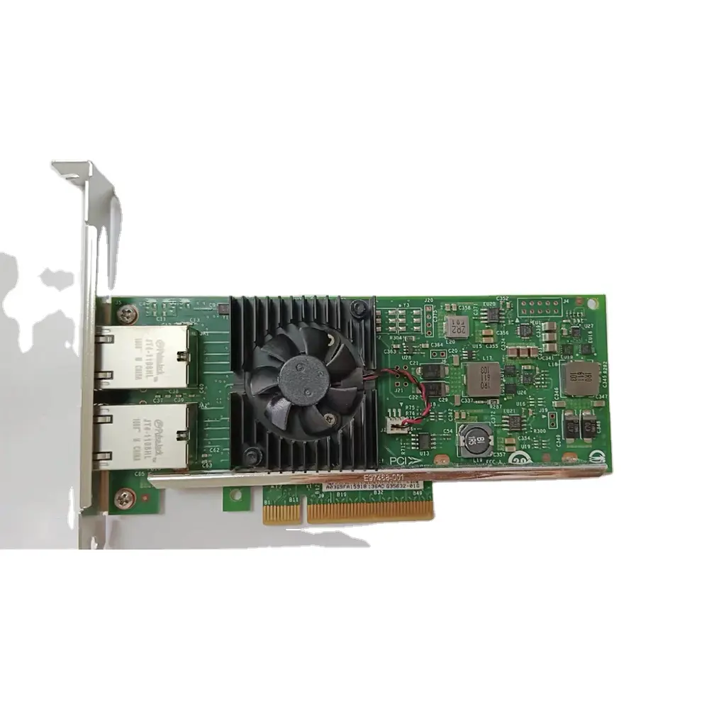 03DFV8 0K7H46 para DELL X540 puerto dual 10 Gigabit Ethernet tarjeta adaptadora de red PCI RJ45 X540T2