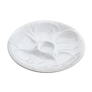 Plat à huîtres en céramique Plat à huîtres <span class=keywords><strong>Assiette</strong></span> à huîtres en <span class=keywords><strong>porcelaine</strong></span> blanche fine - Product Image 1