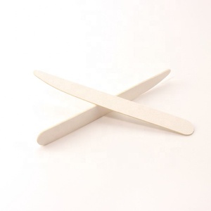 Nhà Máy Chuyên Nghiệp Trắng Bằng Gỗ Móng Tay Tập Tin Dao Hình Dạng 100/180 Và 180/240 Grit Hai Mặt Biểu Tượng Mỏng Mỏng Ngón Tay Móng Tay Tập Tin - Product Image 1