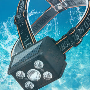 Mini faros recargables alimentados por energía <span class=keywords><strong>solar</strong></span> con batería incorporada Faros de 6 modos para acampar Duración de la batería de 12 horas - Product Image 6