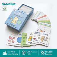 Cartes de tarot de logique mathématique précoce personnalisées OEM imprimées, 60 cartes, pour l'apprentissage familial préscolaire du comptage, des formes et de la pensée critique, pour les enfants de 3 ans et plus