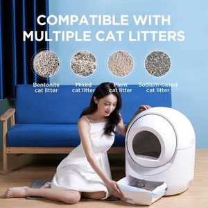 トイレスマート猫リターボックス自動自動自動自動掃除アプリ制御付き2025 - Product Image 1