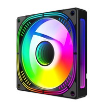 Ventilateur de châssis Prism 4S Gen 4 12cm pour boîtier, refroidissement 5V 3 broches ARGB Aura Sync PWM, contrôle de température, fonctionnement silencieux, miroir infini