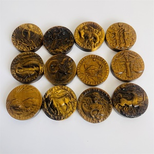 All'ingrosso all'ingrosso <span class=keywords><strong>cristallo</strong></span> <span class=keywords><strong>di</strong></span> alta qualità intaglio 12 <span class=keywords><strong>cristallo</strong></span> zodiacale animale giallo <span class=keywords><strong>occhio</strong></span> <span class=keywords><strong>di</strong></span> <span class=keywords><strong>tigre</strong></span> 12 zodiaco - Product Image 4