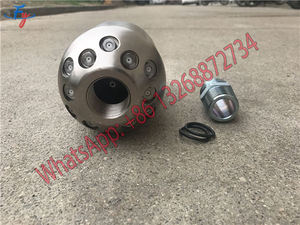 Boquilla de cohete FY 3D, boquilla de limpieza de granadas de 1 pulgada, boquilla de tubería de limpieza hidrodinámica boquilla de alcantarillado de EE. UU. - Product Image 5