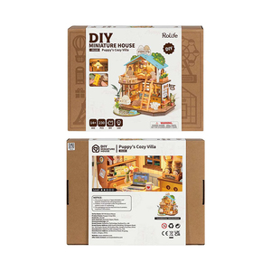 Kit <span class=keywords><strong>de</strong></span> Puzzles à Faire Soi-Même Robotime Rolife DG169 Villa Confortable du Chiot Modèle <span class=keywords><strong>de</strong></span> Kit <span class=keywords><strong>de</strong></span> <span class=keywords><strong>Maison</strong></span> <span class=keywords><strong>de</strong></span> Poupée en Bois Miniature 3D - Product Image 6