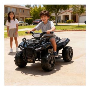 Voiture électrique 2025 pour enfants, véhicule jouet à batterie avec lumières LED, musique, télécommande et conception sécurisée - Product Image 5