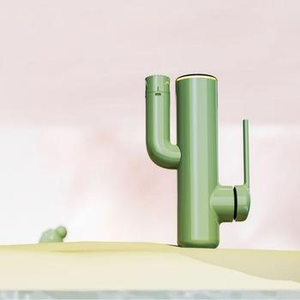 <span class=keywords><strong>Cactus</strong></span> Macaron Color Series Temperatura constante Pantalla digital Pot Head Cascada Lavabo Grifo - Product Image 5