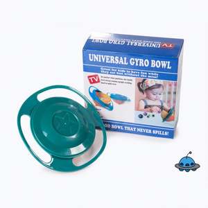 Bol anti-déversement Hot Gyro avec couvercle, bols anti-déversement pour bébé, bols d'alimentation rotatifs à 360 degrés - Product Image 3