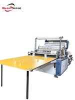 Machine automatique de fabrication de sacs plats en polyéthylène PE à double couche et quatre lignes, haute production, avec scellage à chaud et découpe à froid SHXJ-B800